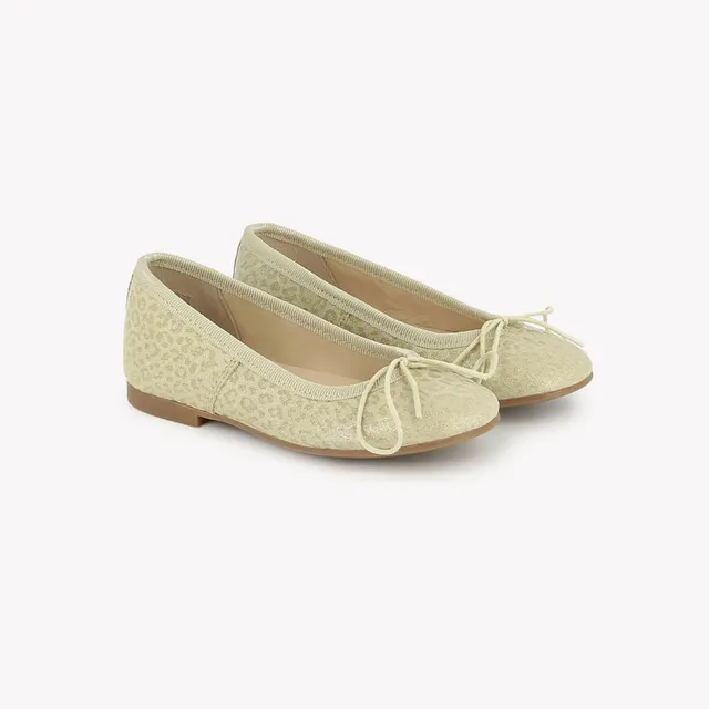 pom-d-api-dory-bal-ballerine-platino-cuir-argent-fille image 1