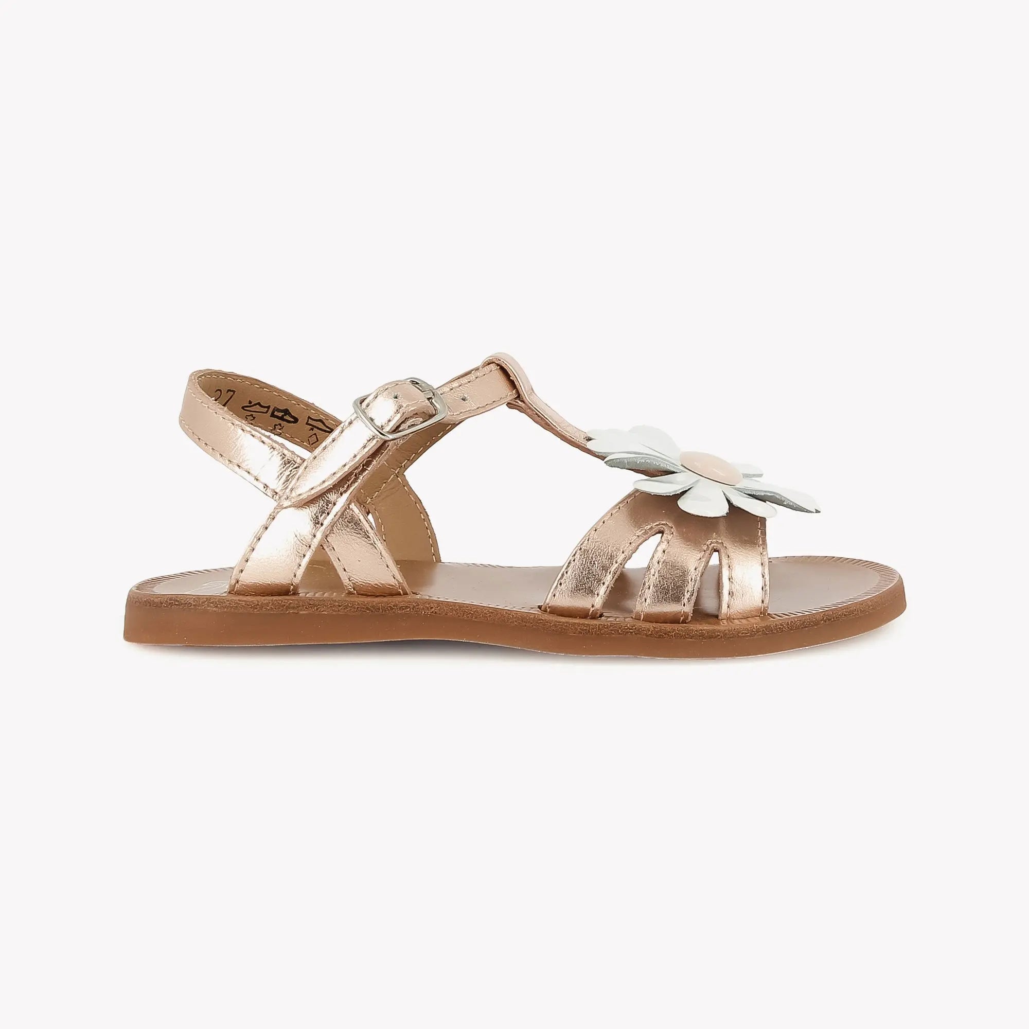 pom-d-api-plagette-big-flo-sandale-fille-cuir-cuivre-laminato image 4