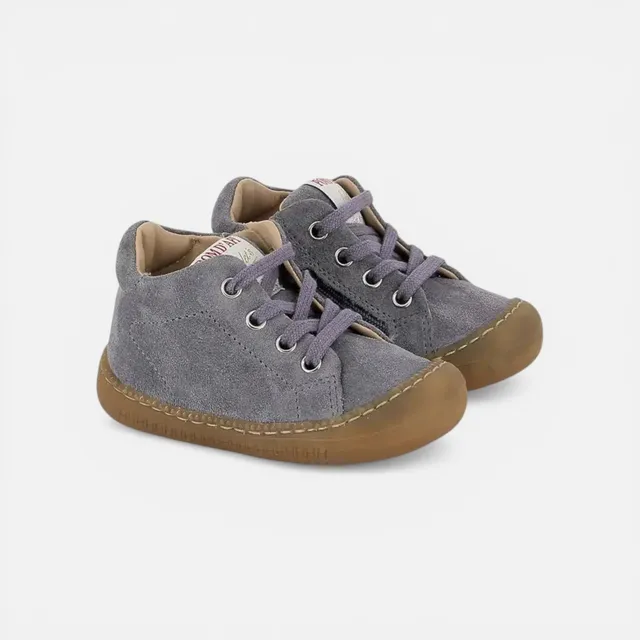 pom-d-api-yaka-walk-chaussures-premiers-pas-velours-lavanda-violet image 1