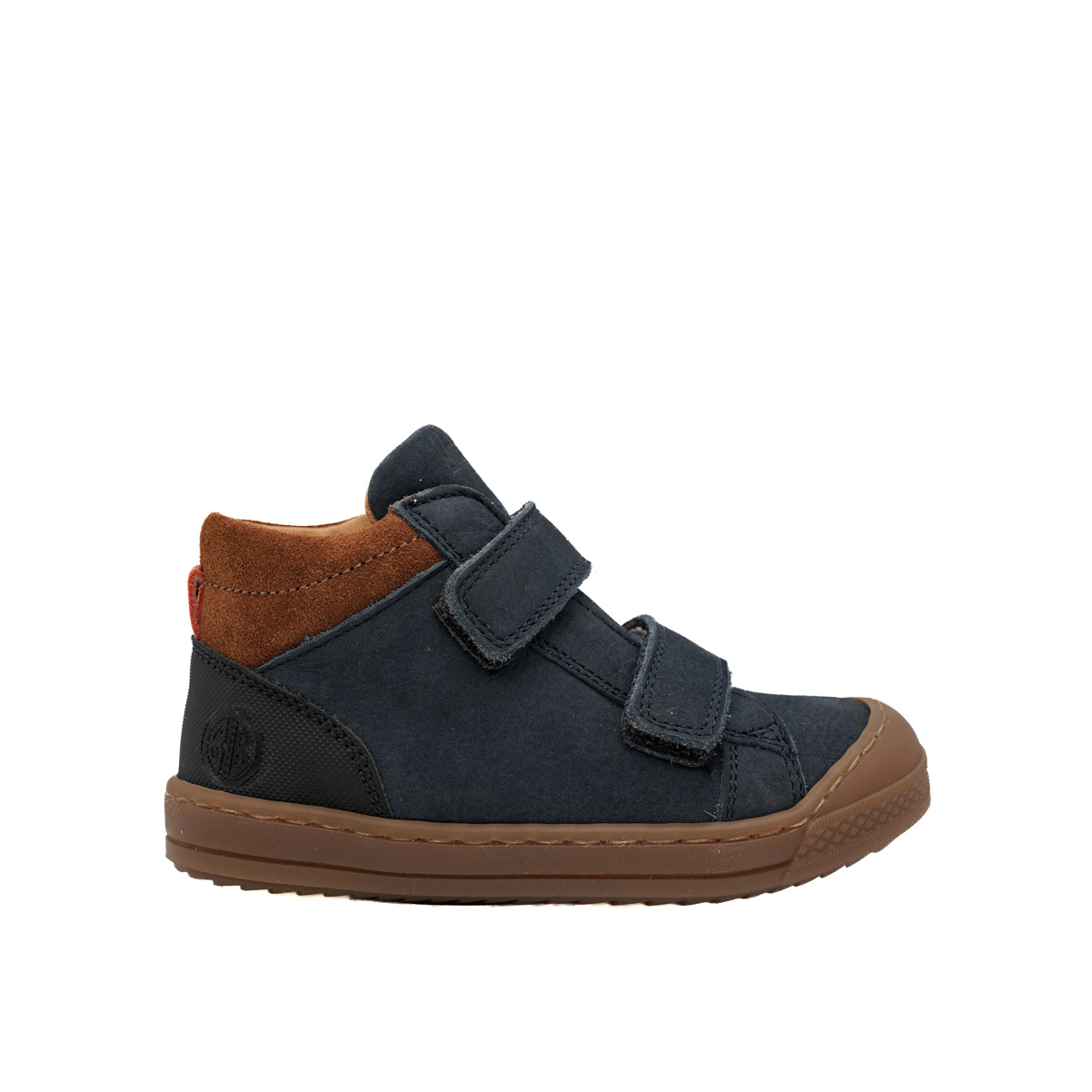 babybotte-kiwi-blue-chaussure-gar-on-velcro-nubuck-bleu image 1