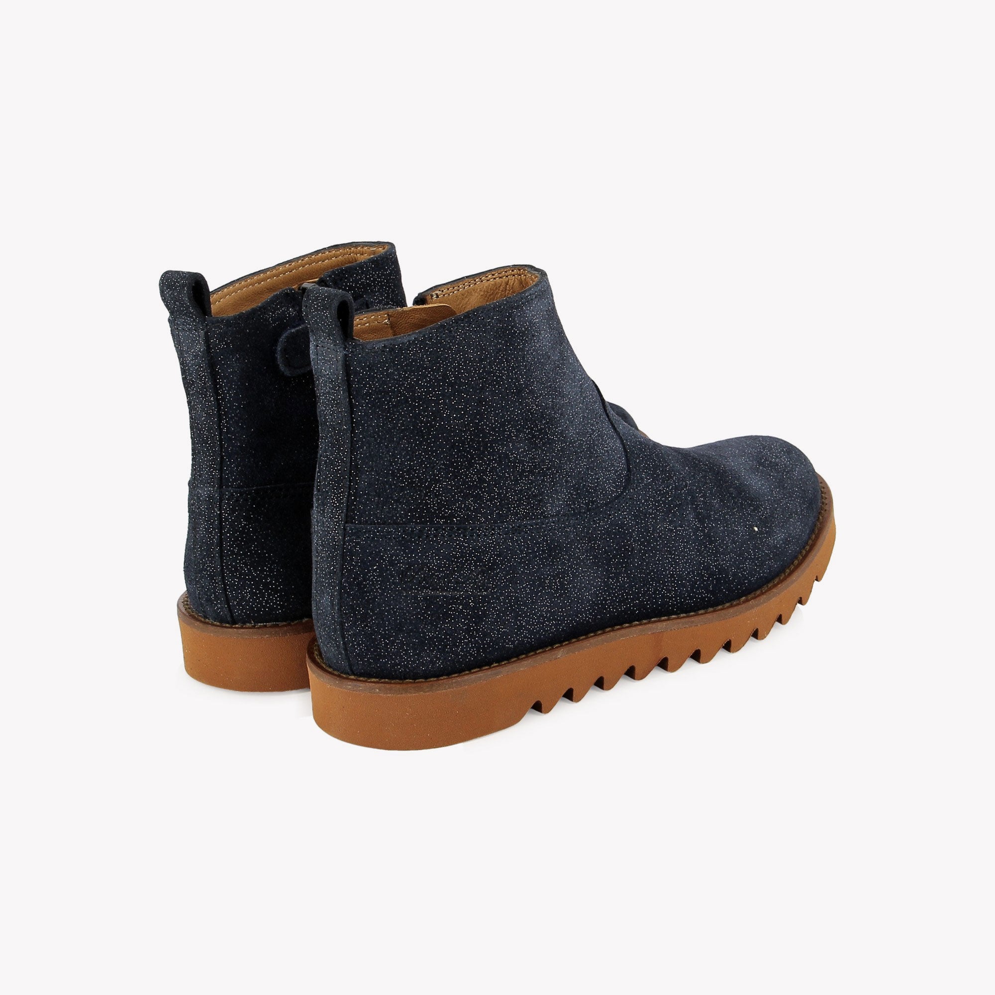 pom-d-api-ripple-boots-sl-bottine-cuir-marine-paillettes-fille image 2