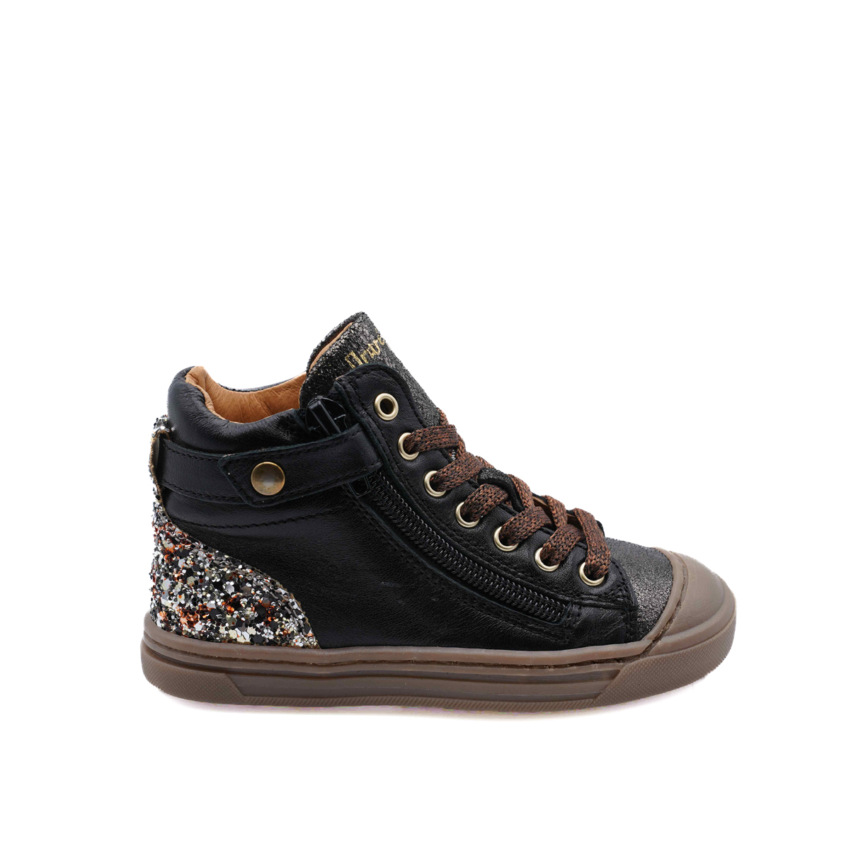 babybotte-kostanza-bottine-fille-noir-zip image 1