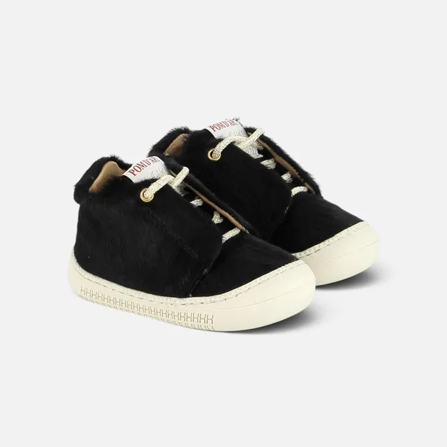 pom-d-api-yaka-speed-pony-chaussure-premiers-pas-barefoot-noir image 1