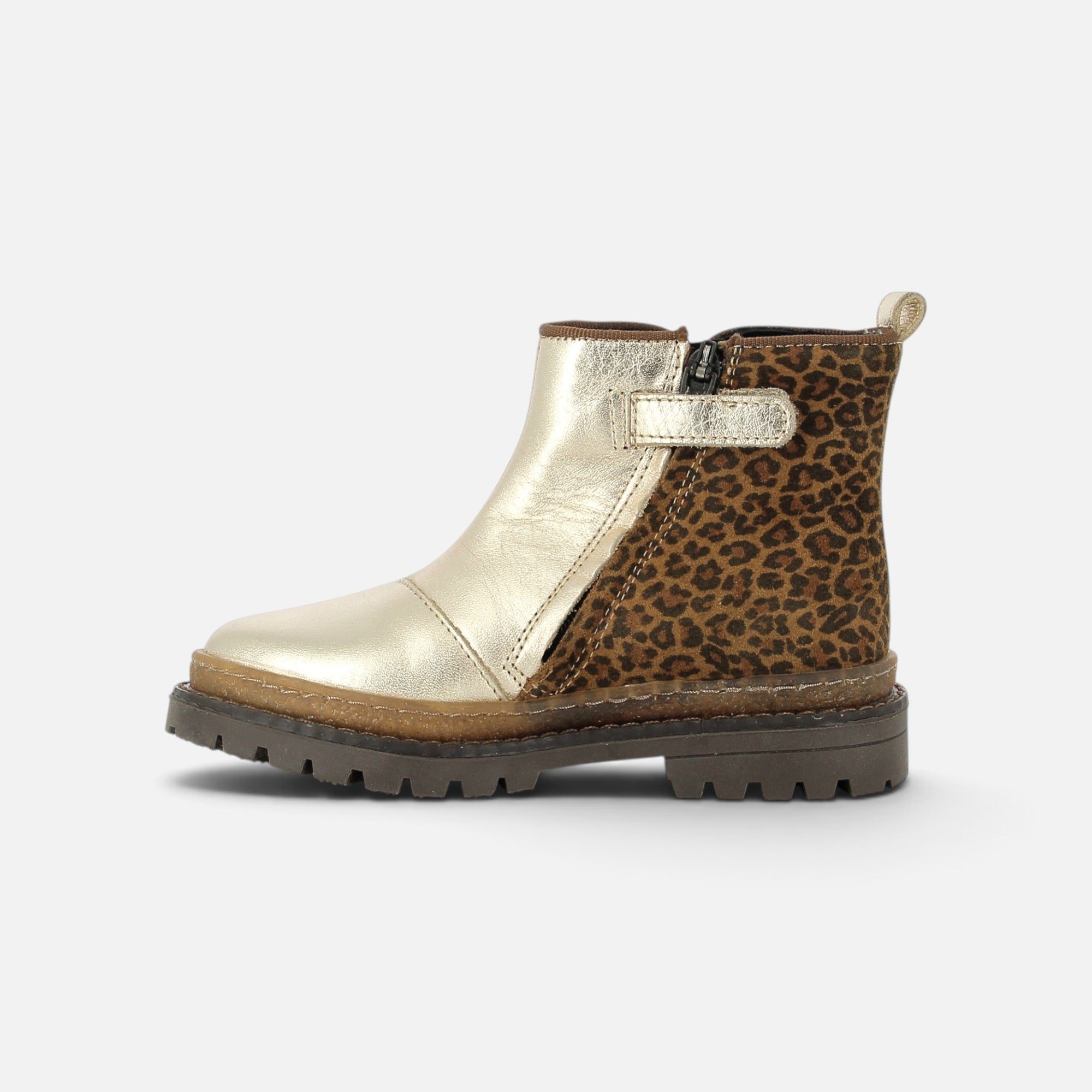 pom-d-api-wall-boots-bottine-fille-platine-naturel-l-opard image 5
