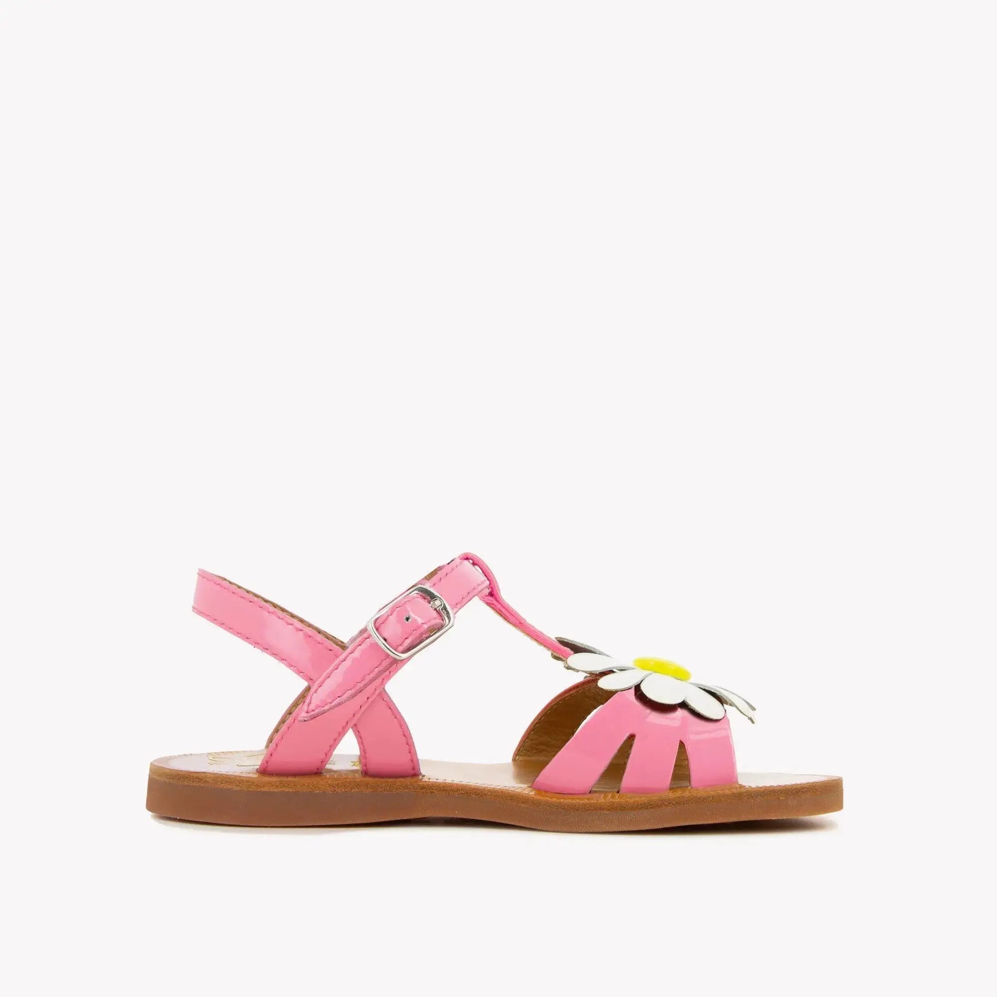 pom-d-api-plagette-big-flo-sandale-fille-vernis-m-tal-bubble-gum image 4