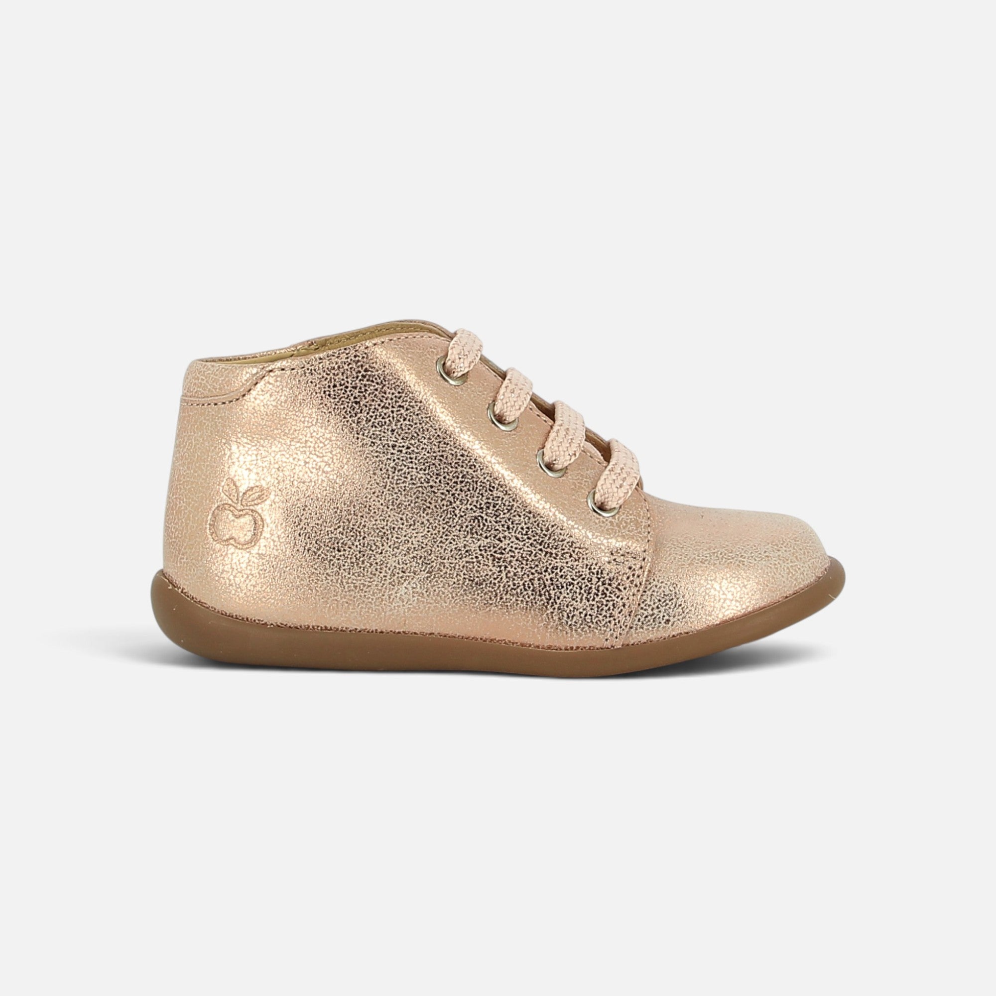 pom-d-api-stand-up-bottine-premiers-pas-fille-nude-rose image 4