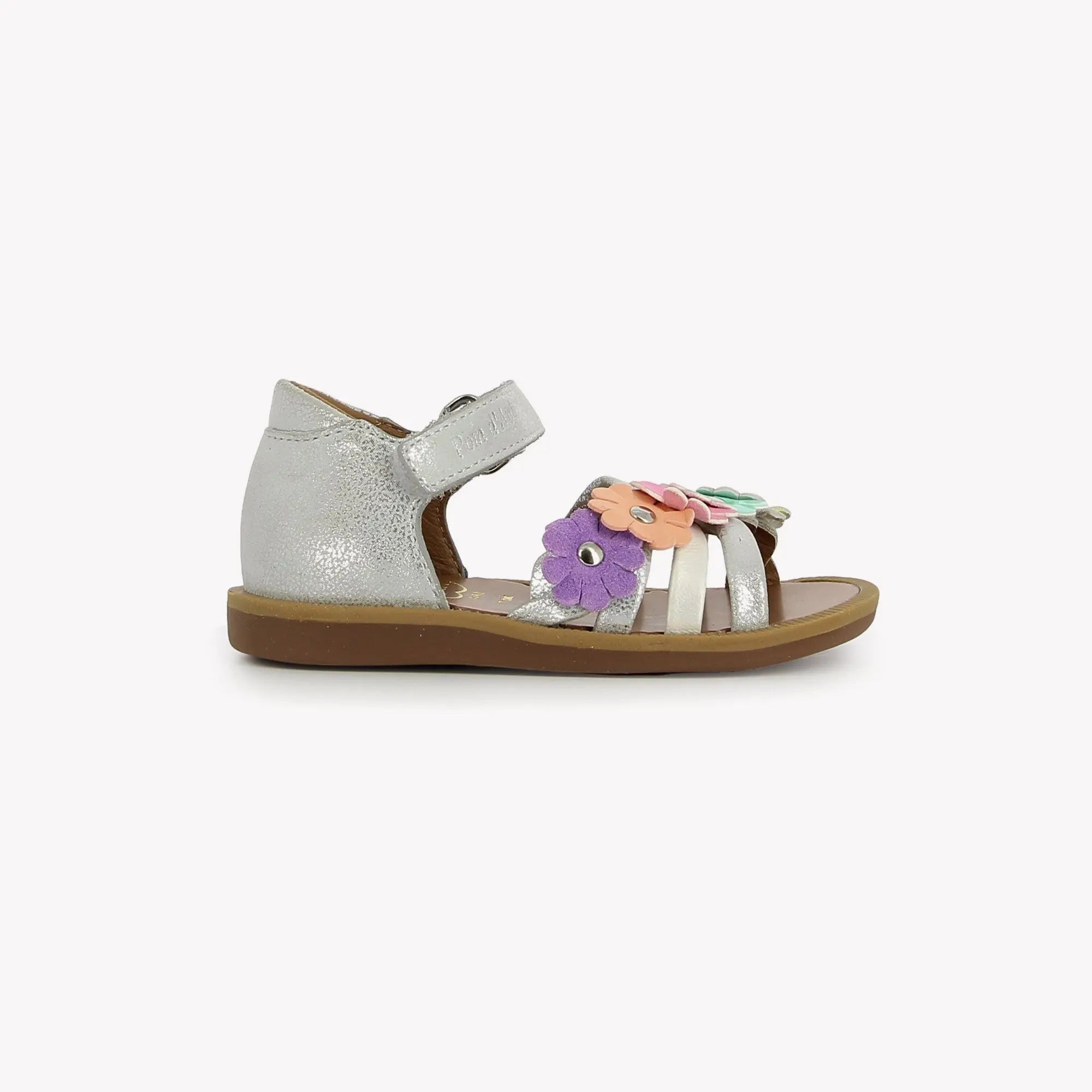 pom-d-api-poppy-multi-flo-silver-multi-fresh-sandale-scratch-fille image 4