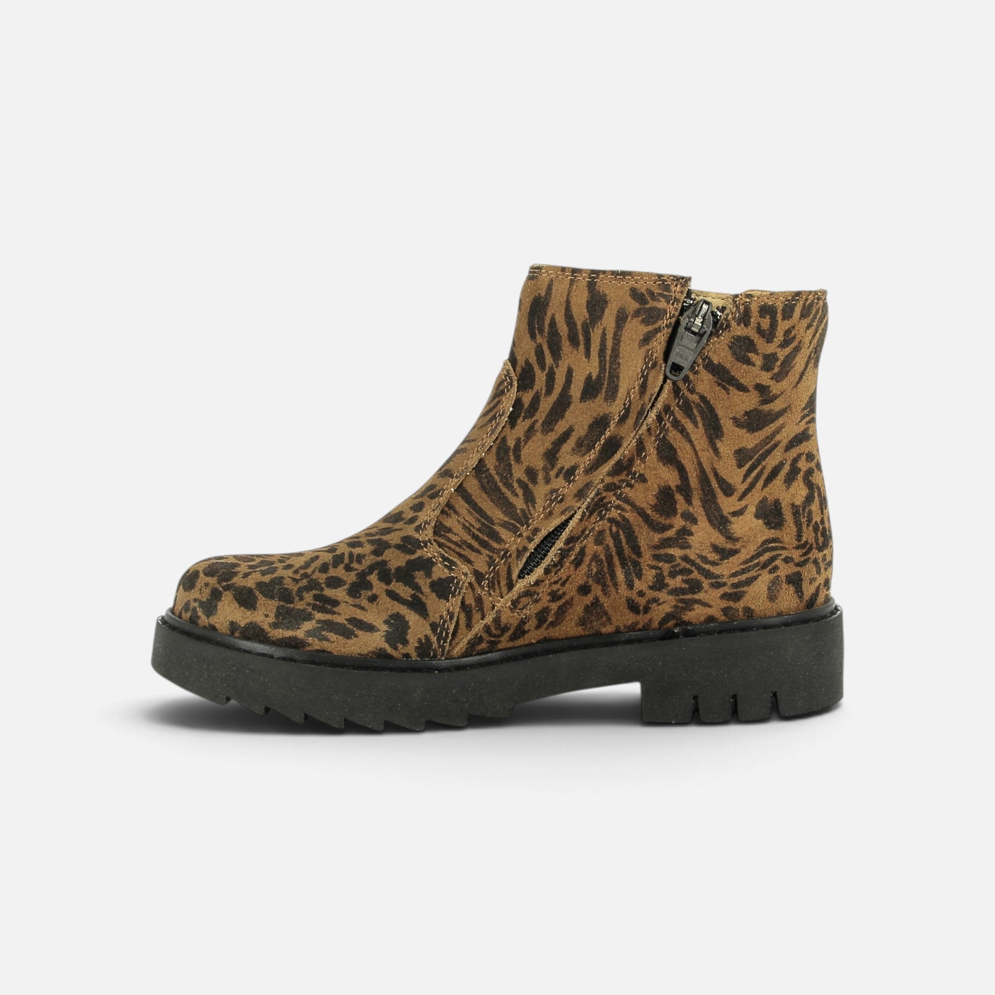 pom-d-api-sid-jodzip-boots-l-opard-naturel-semelle-noire image 5