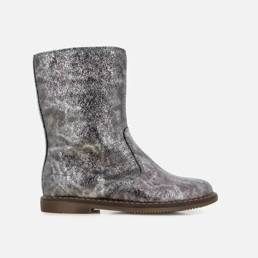 pom-d-api-city-mid-botte-sl-bottine-gris-paillet-zip image 2