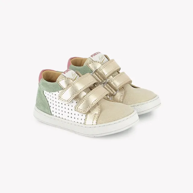pom-d-api-mousse-easy-perfo-basket-fille-gold-platine-sauge image 1