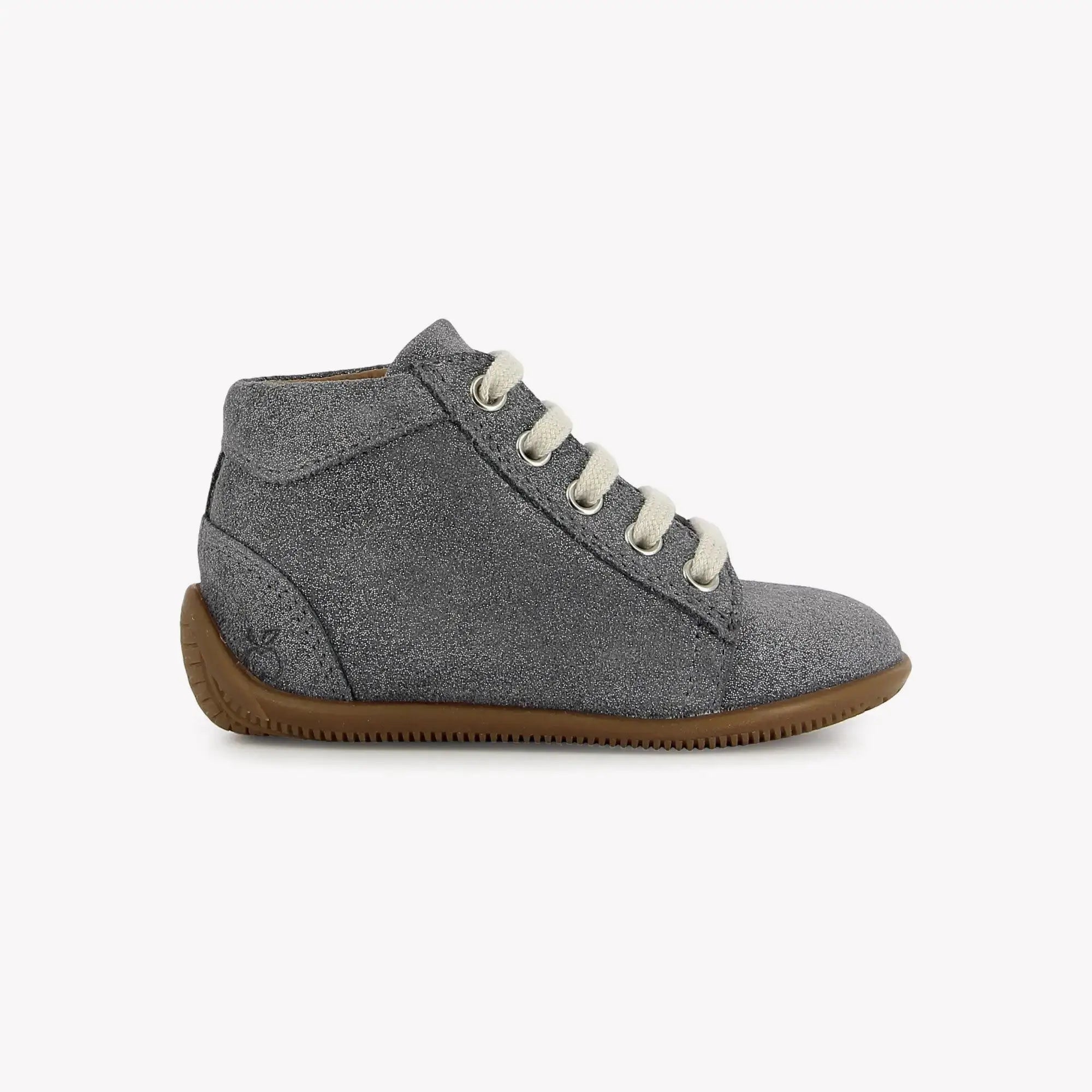 pom-d-api-shoemi-lace-star-grey-chaussure-premiers-pas-lacets image 4