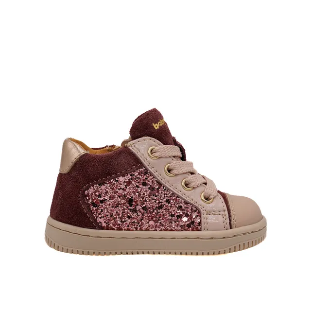 babybotte-frida-rose-chaussure-b-b-fille-lacets-et-zip image 1