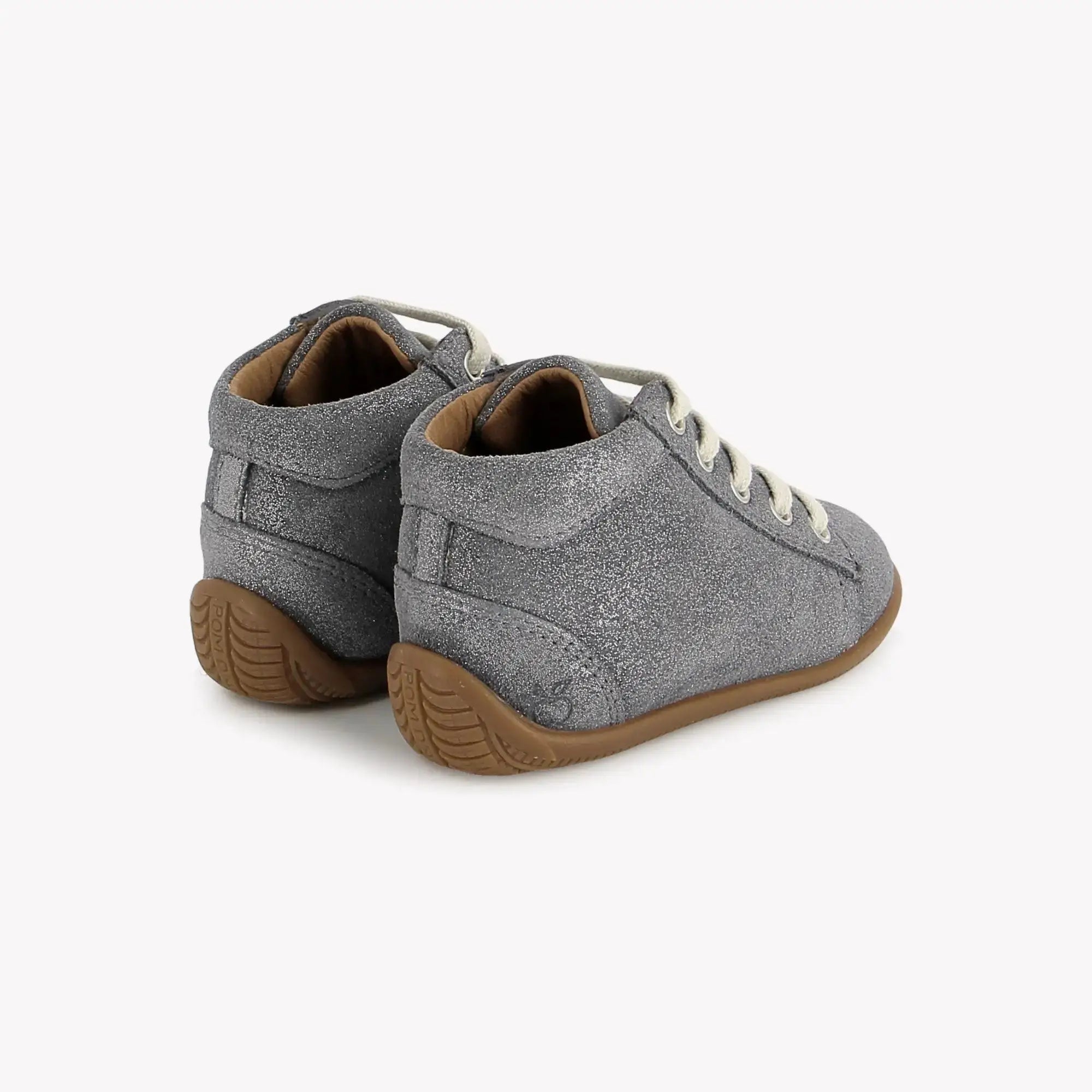 pom-d-api-shoemi-lace-star-grey-chaussure-premiers-pas-lacets image 3