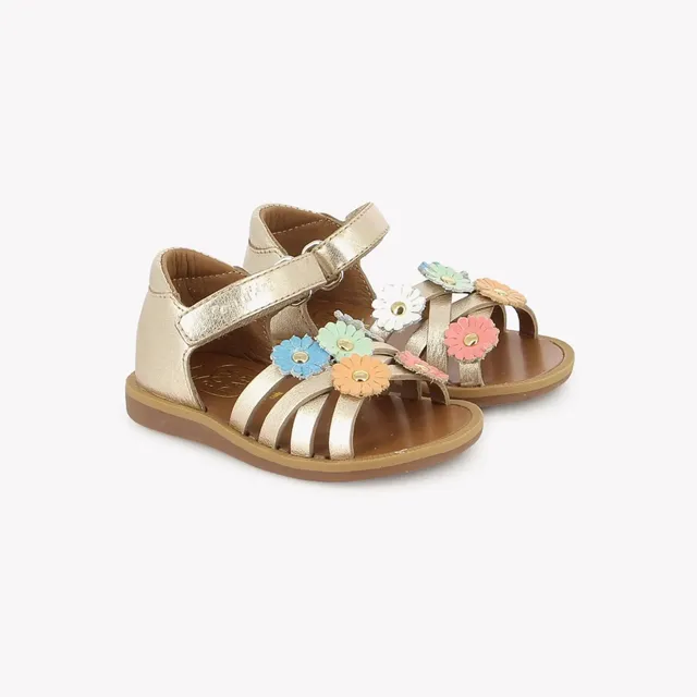 pom-d-api-poppy-spring-laminato-platine-sandale-premiers-pas-fille image 1