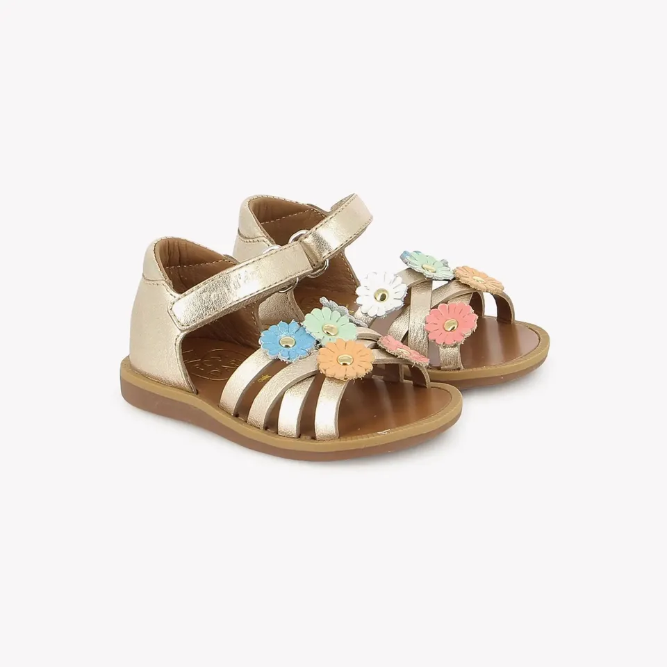 pom-d-api-poppy-spring-laminato-platine-sandale-premiers-pas-fille image 1