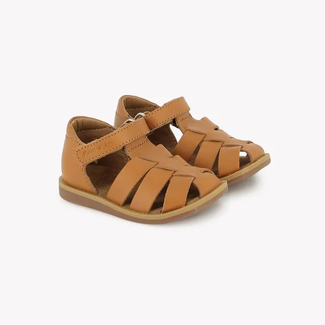pom-d-api-poppy-air-pur-dad-sandale-premiers-pas-gar-on-light-camel image 1