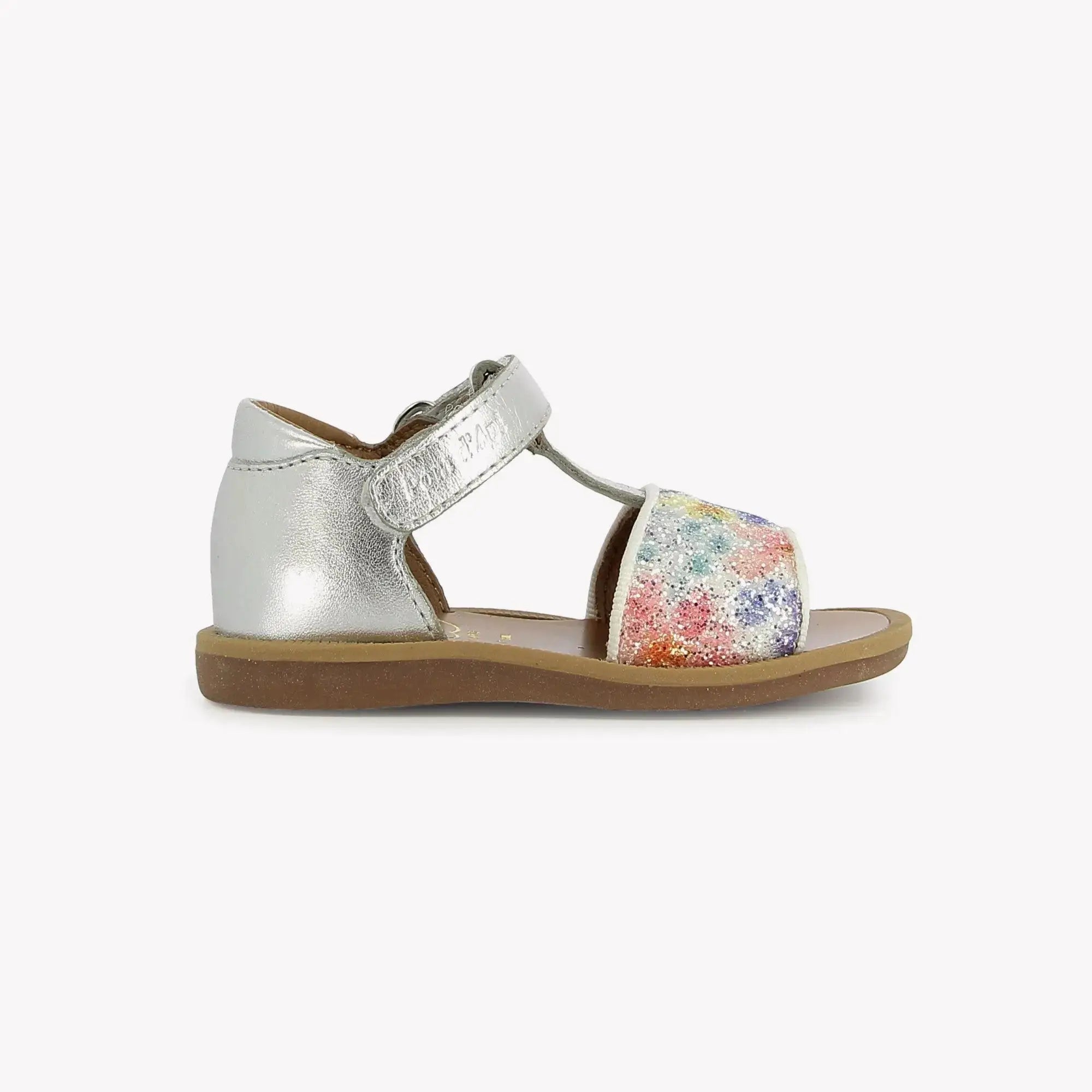 pom-d-api-poppy-tao-easy-sandale-premiers-pas-fille-silver-multi image 4