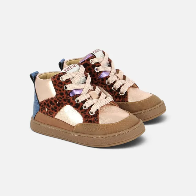 pom-d-api-mousse-bump-basket-fille-cuivre-rouille-leo image 1