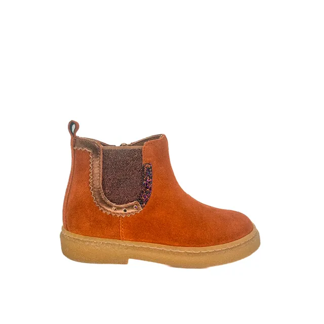 babybotte-albane-brick-bottine-premiers-pas-fille-cuir-brique-zipp-e image 1