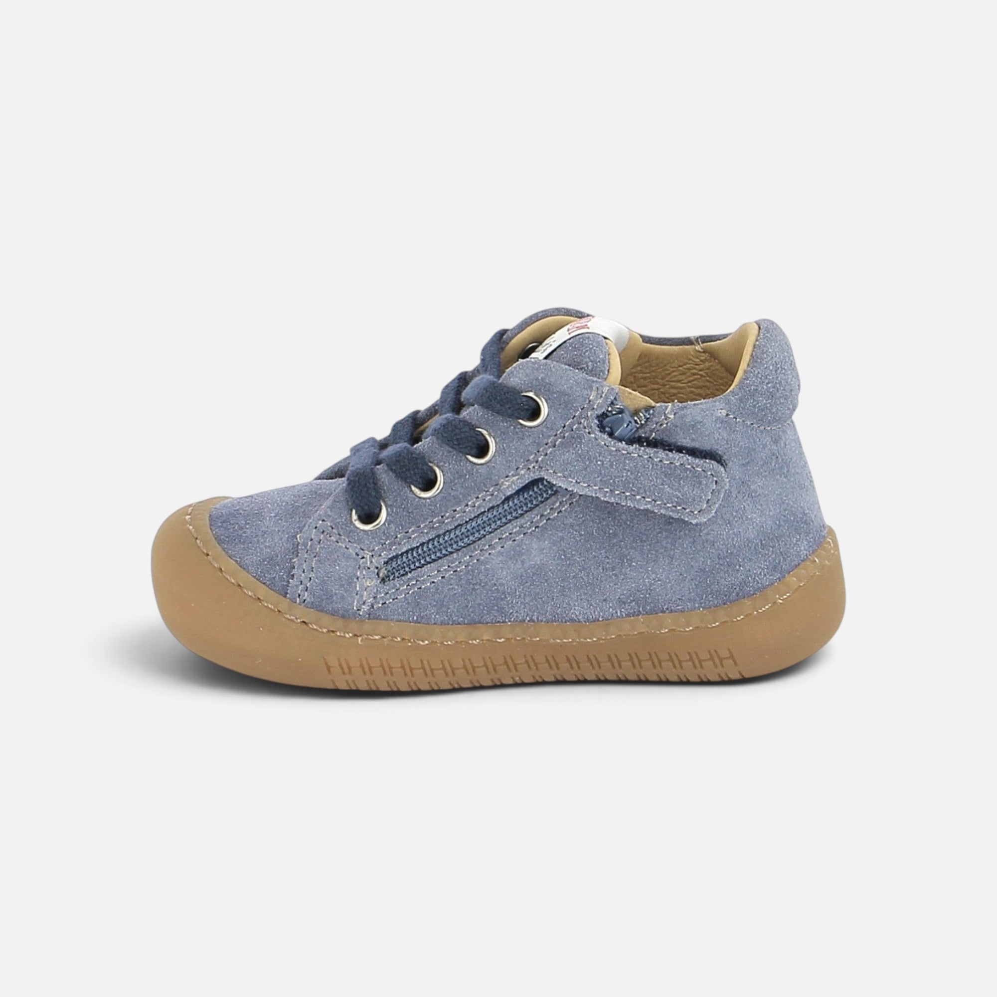 pom-d-api-yaka-walk-chaussure-premiers-pas-velours-blue-jeans image 6