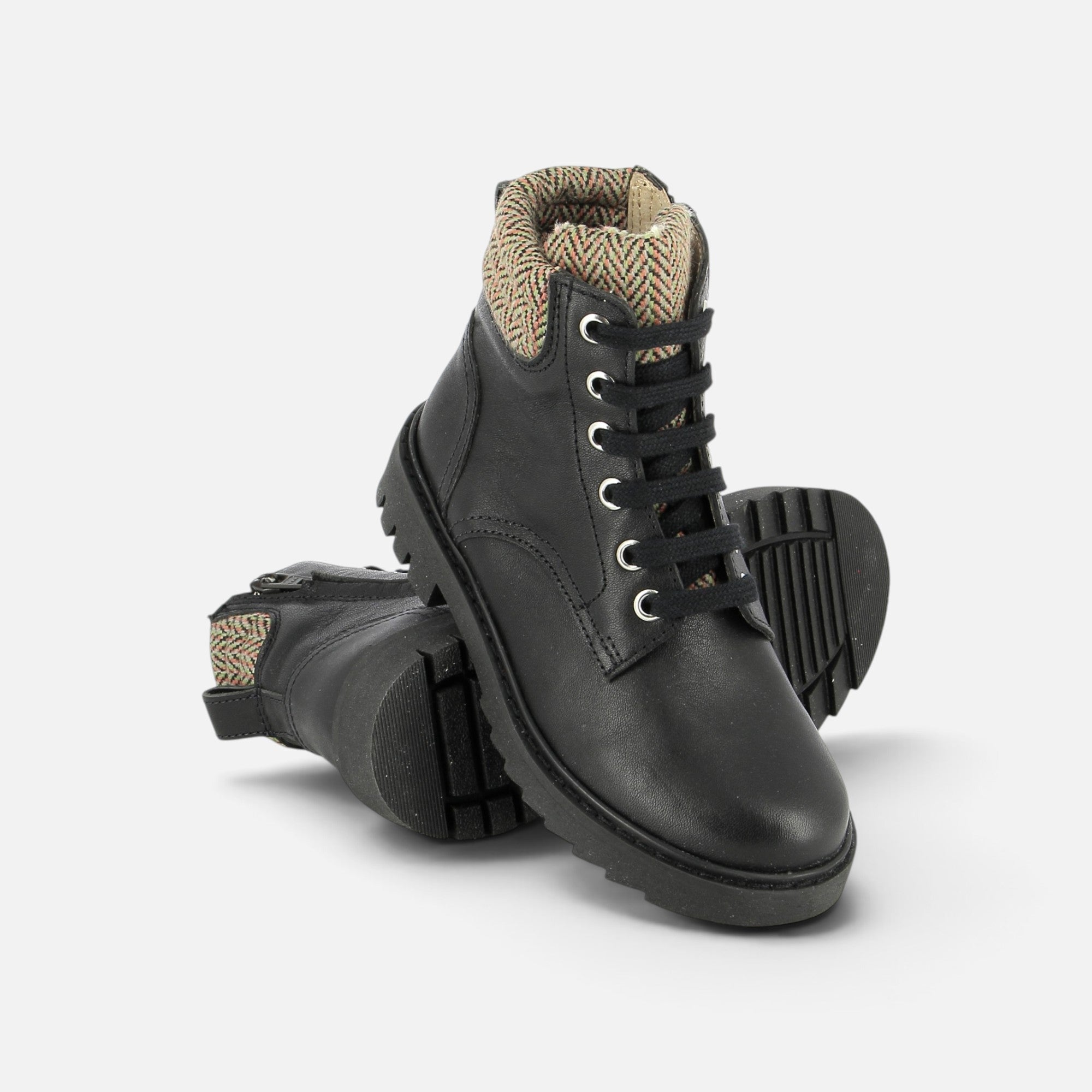 pom-d-api-sid-hi-bike-noir-boots-ranger-enfant-zip-la-age image 2