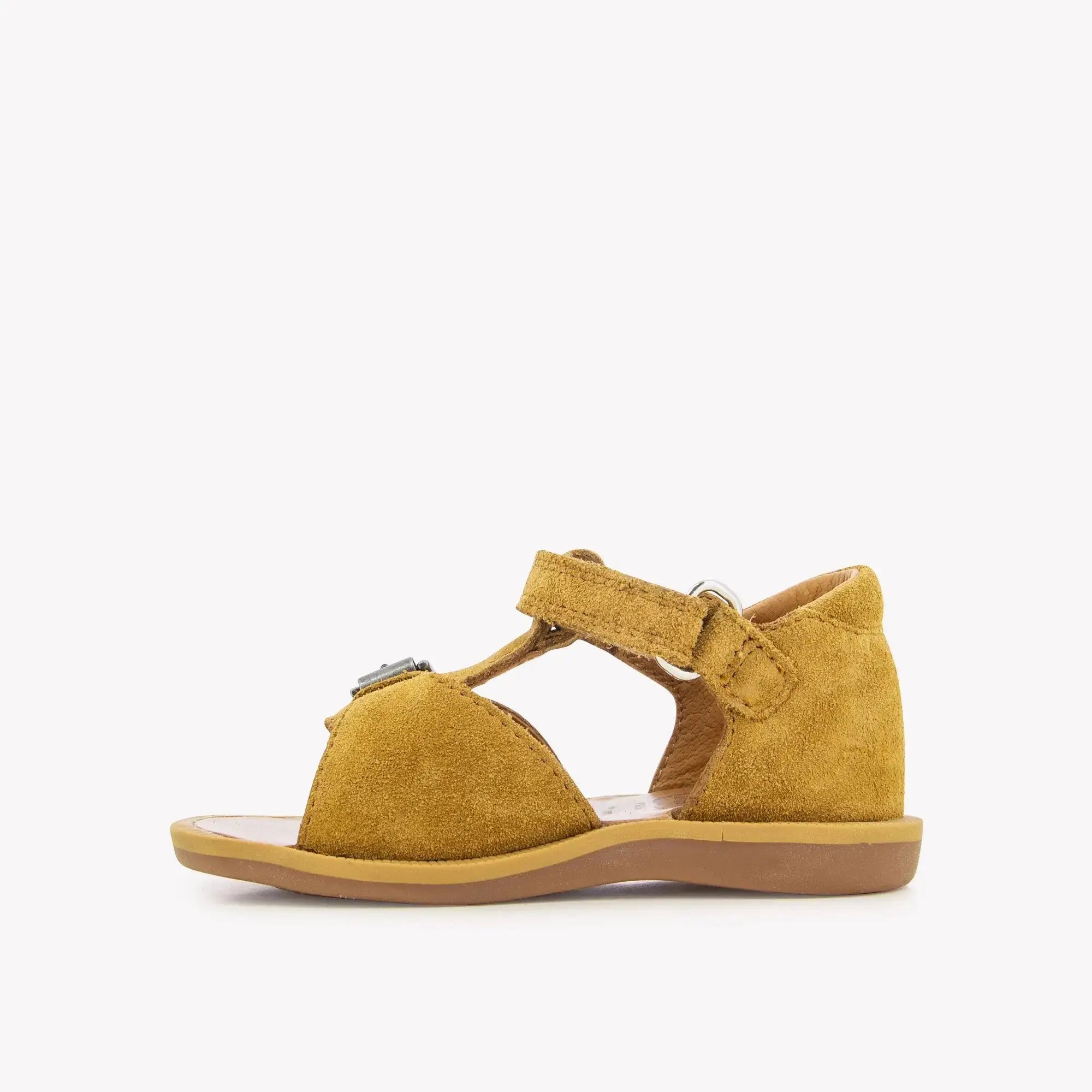 pom-d-api-poppy-easy-velours-camel-sandale-premiers-pas-gar-on image 4
