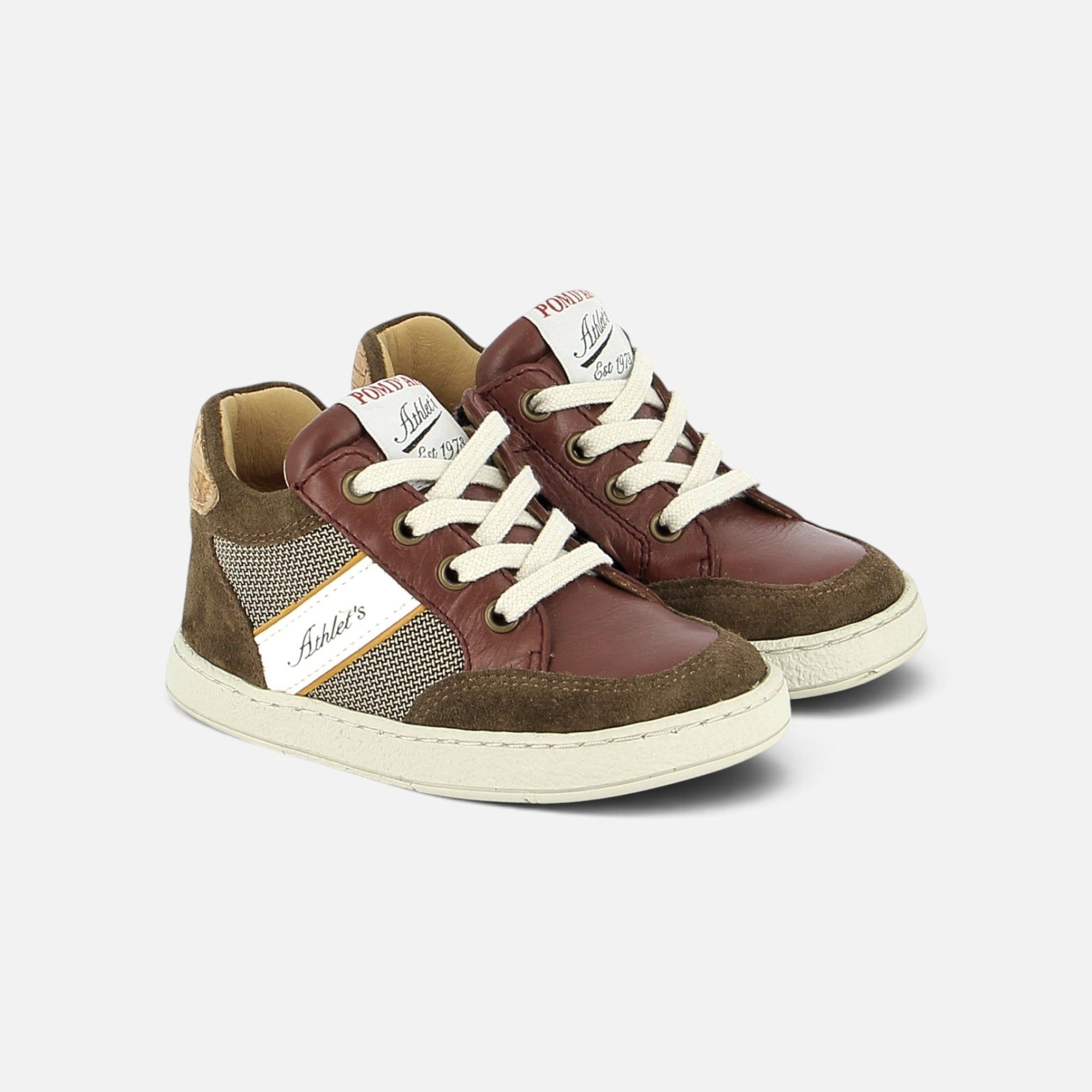 pom-d-api-mousse-racing-basket-cuir-nappa-nylon-bordeaux-metal-grey-gar-on image 1