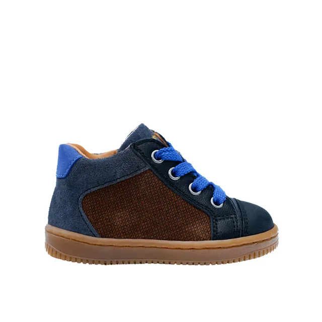 babybotte-frida-chaussure-b-b-gar-on-lacets-zip-cognac image 1