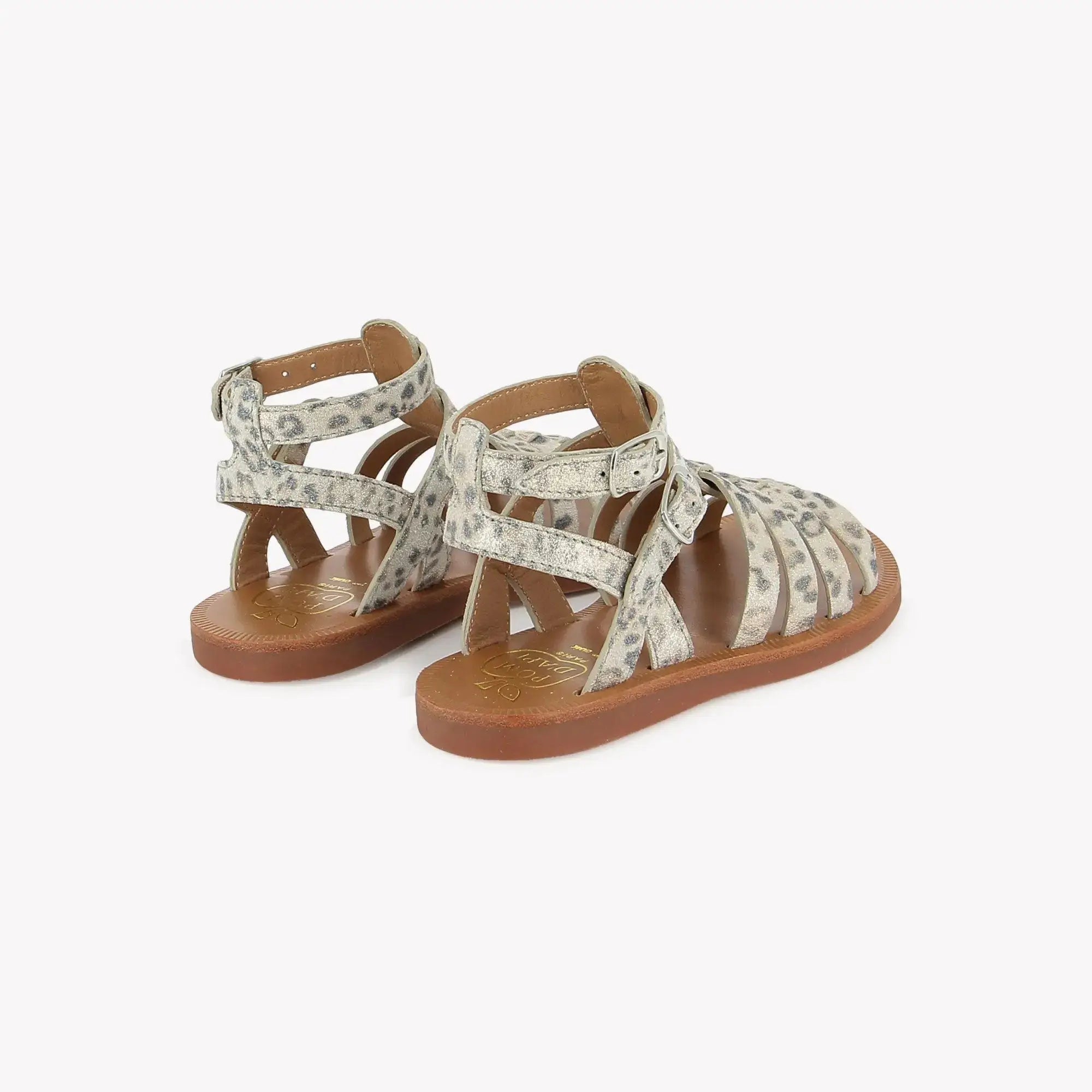 pom-d-api-plagette-gladiator-sandale-enfant-jasper-bianco-platino image 3