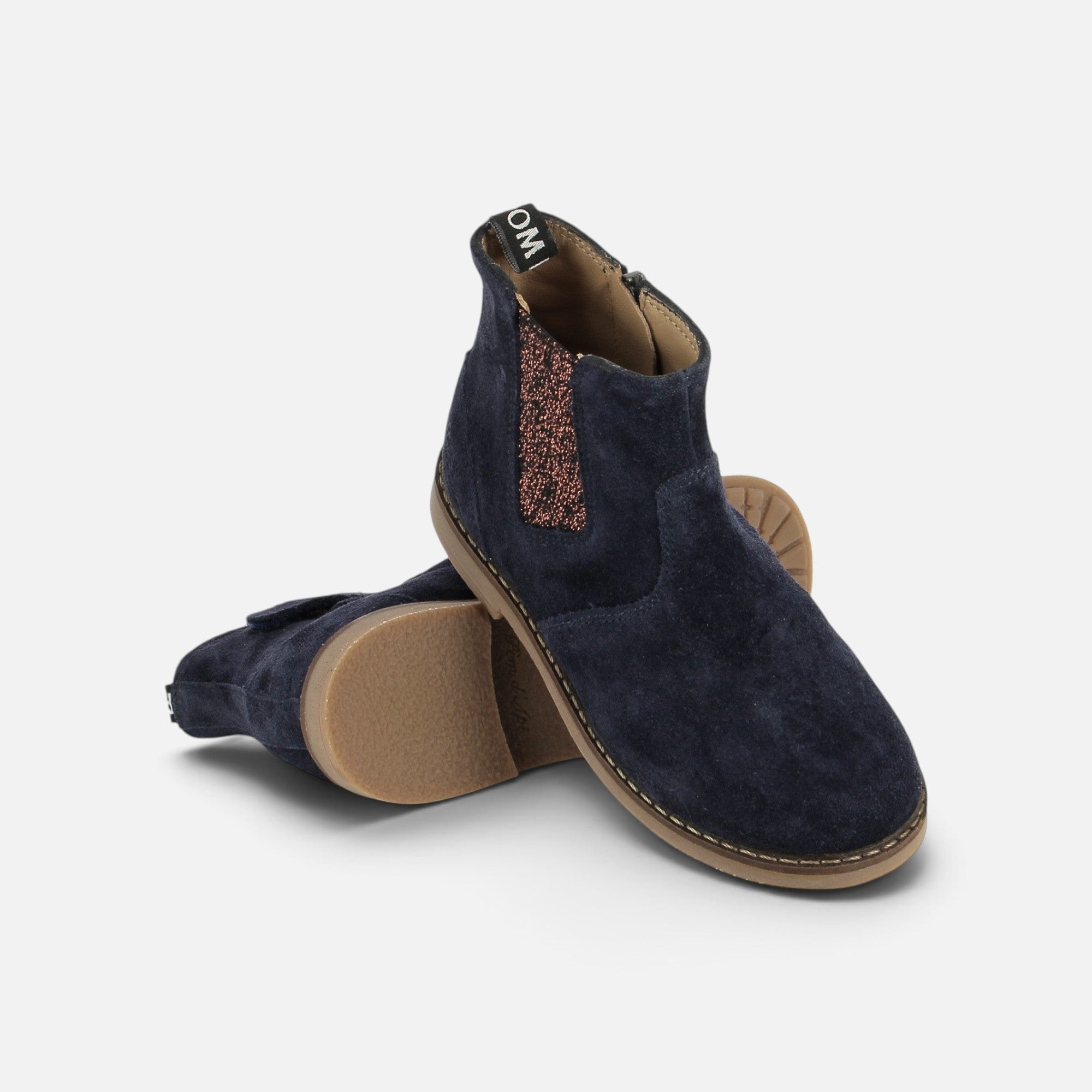 pom-d-api-trip-new-jodzip-chelsea-boot-velours-navy-fille image 2