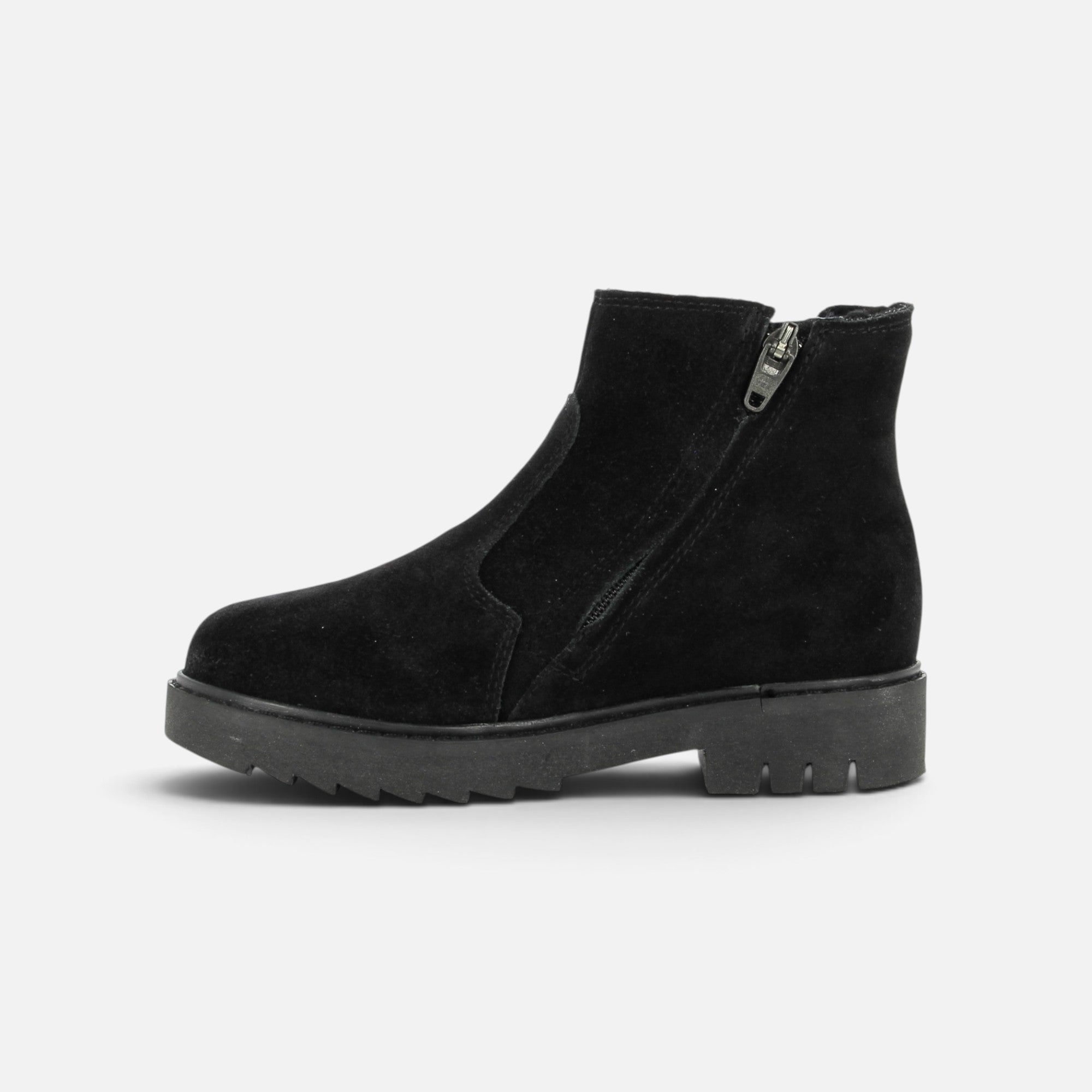 pom-d-api-sid-jod-zip-fur-bottine-velours-noir image 5