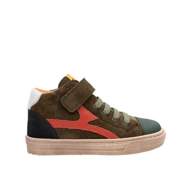 babybotte-kelastic-chaussure-gar-on-scratch-vert-cuir image 1