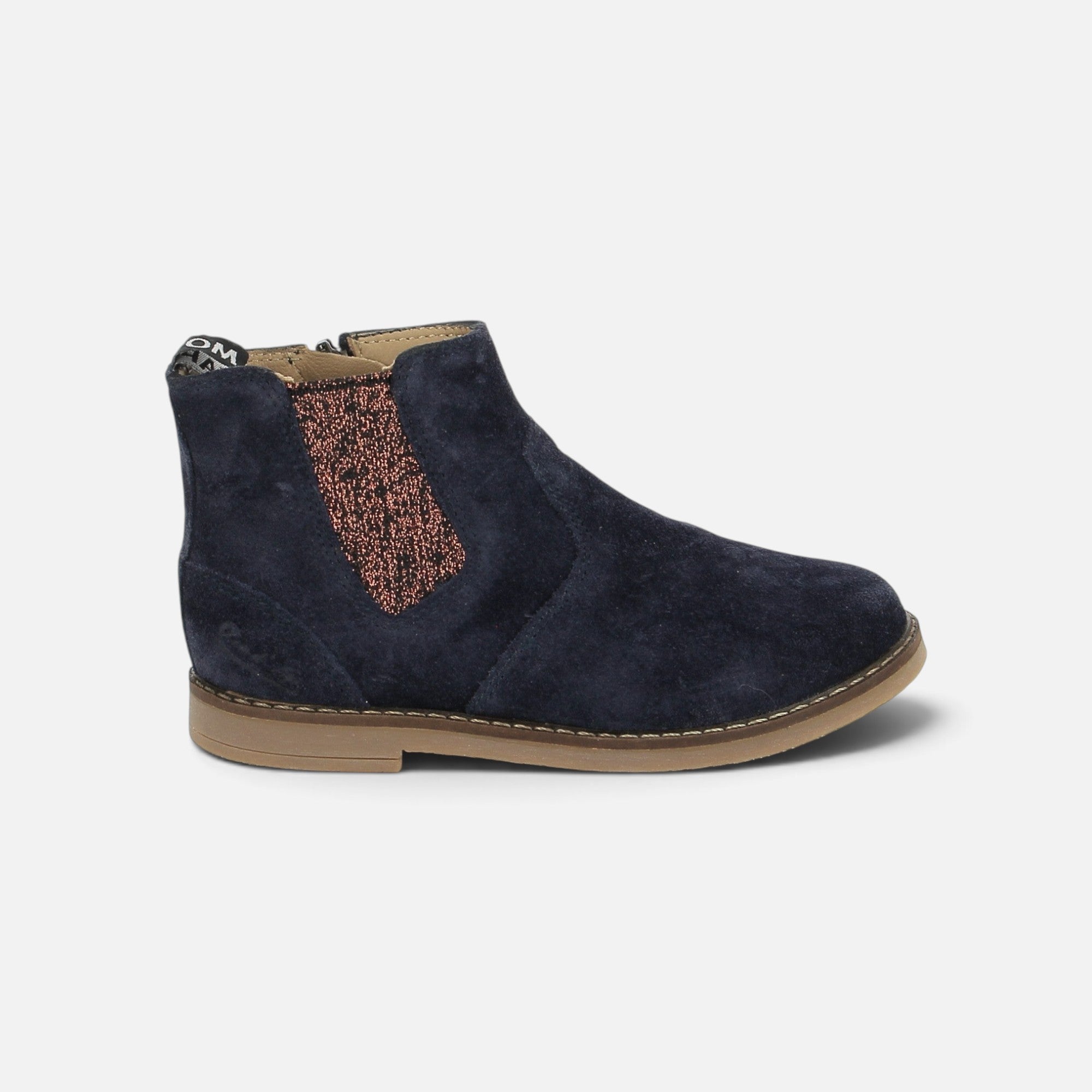 pom-d-api-trip-new-jodzip-chelsea-boot-velours-navy-fille image 4