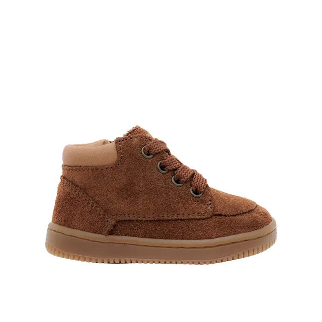 babybotte-ficus-chaussure-b-b-gar-on-lacets-cognac-su-de image 1