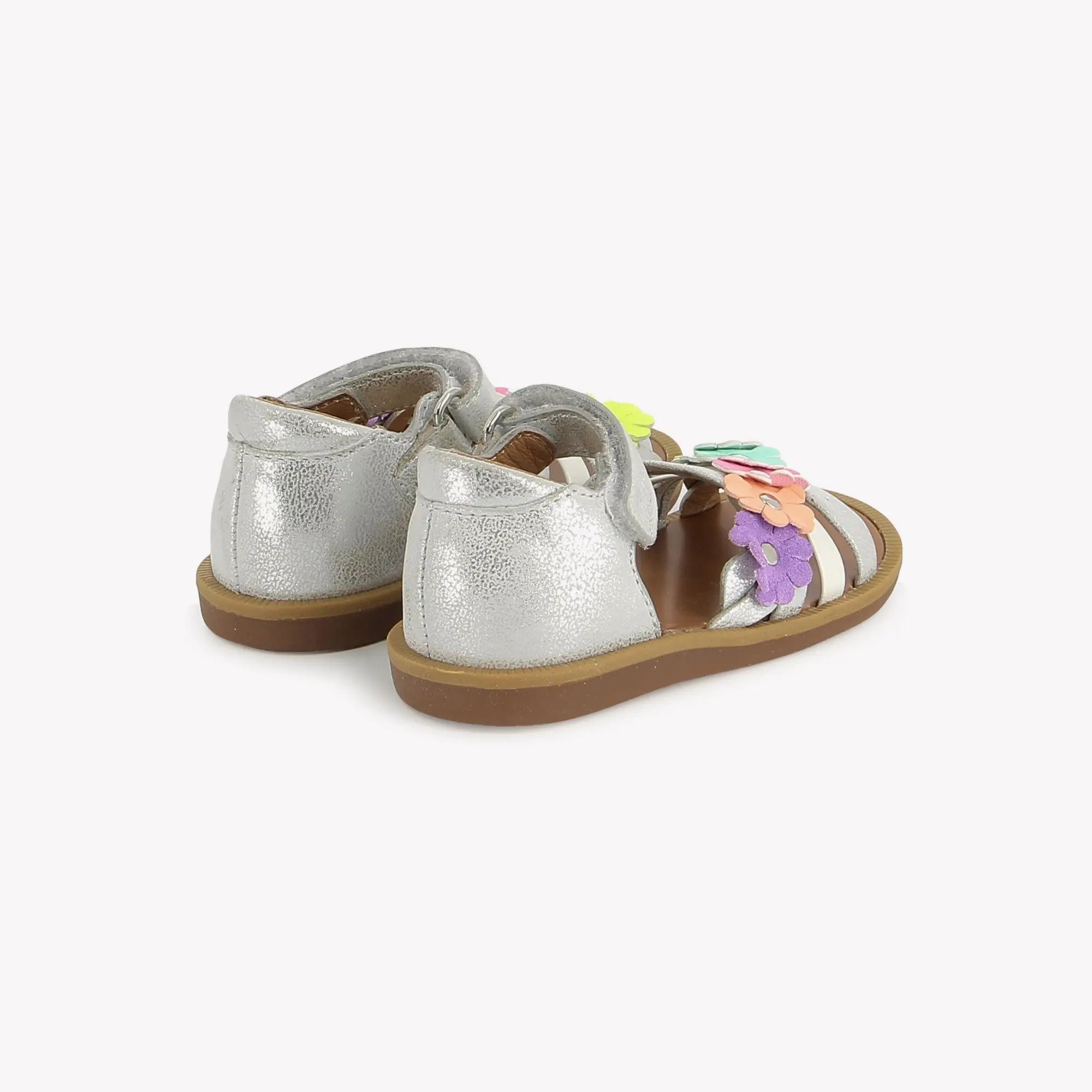 pom-d-api-poppy-multi-flo-silver-multi-fresh-sandale-scratch-fille image 3