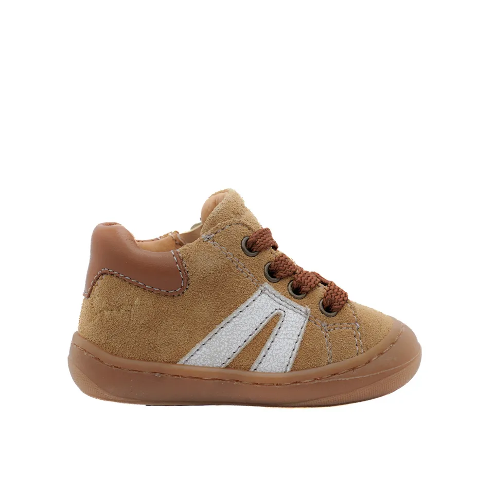 babybotte-argo-chaussure-b-b-gar-on-beige-lacets-et-zip image 1