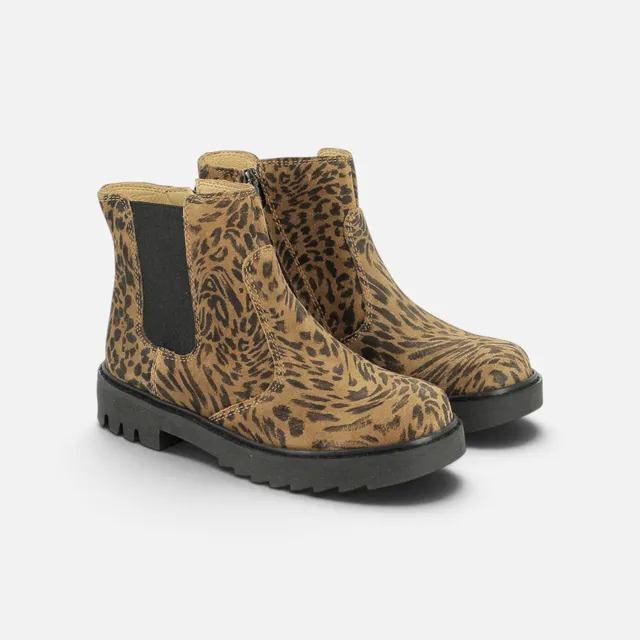 pom-d-api-sid-jodzip-boots-l-opard-naturel-semelle-noire image 1