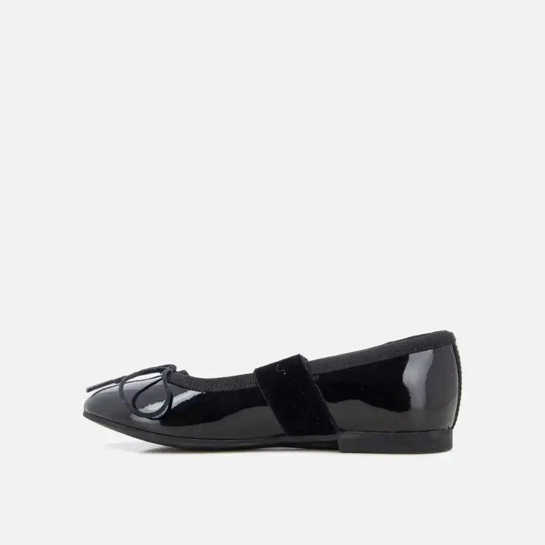 pom-d-api-dory-elast-noir-ballerine-fille-cuir-vernis image 3