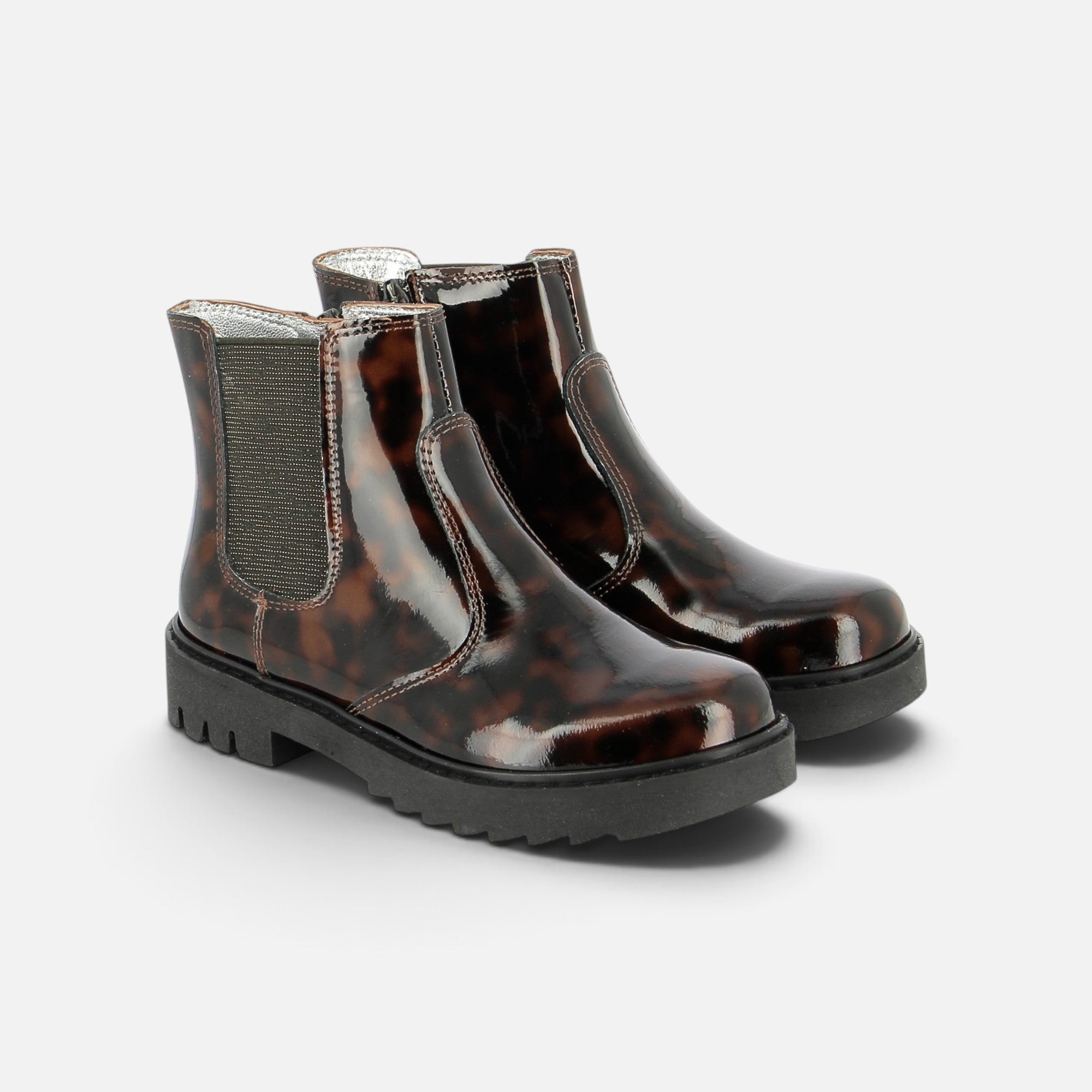 pom-d-api-sid-jodzip-boots-fille-cuir-vernis-noir image 1