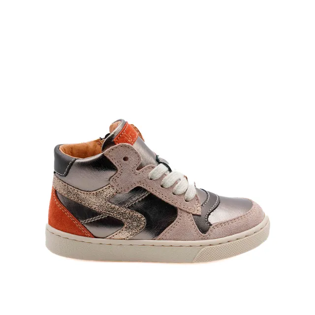 babybotte-kolette-grey-chaussure-fille-lacets-zip image 1