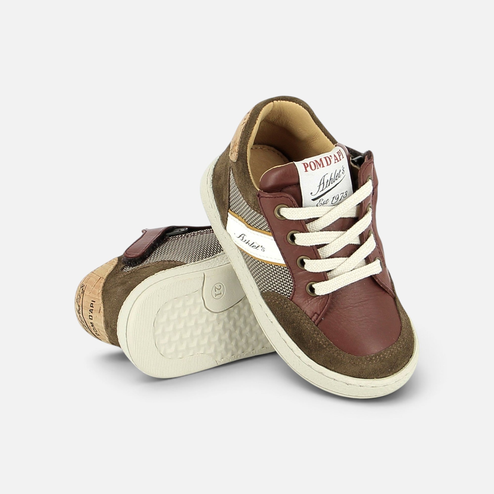 pom-d-api-mousse-racing-basket-cuir-nappa-nylon-bordeaux-metal-grey-gar-on image 3