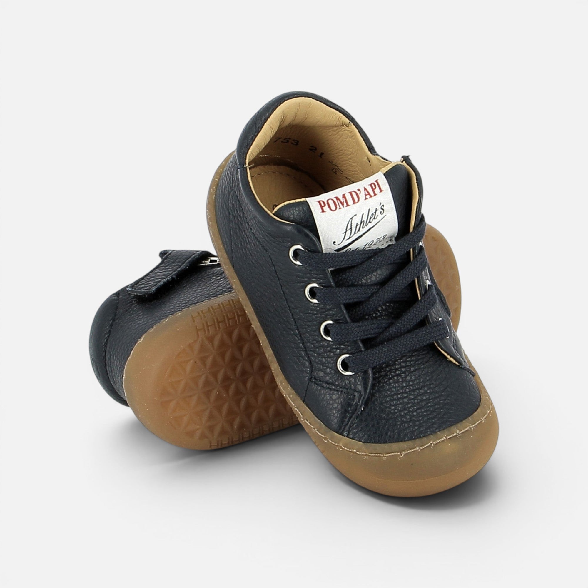 pom-d-api-yaka-walk-chaussure-premiers-pas-gar-on-bleu-marine image 2