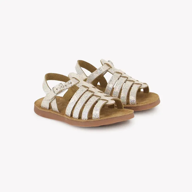 pom-d-api-plage-air-pur-strap-sandale-rose-argent-crosta-luce image 1