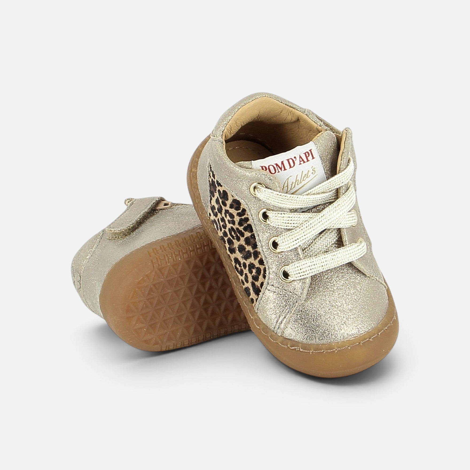 pom-d-api-yaka-star-barefoot-premiers-pas-lam-mini-leo-metal-grey-fille image 3