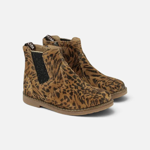 pom-d-api-trip-new-jodzip-chelsea-boot-fille-savana-naturel-l-opard image 1