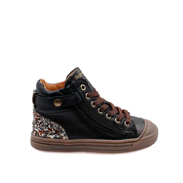 babybotte-kostanza-bottine-fille-noir-zip image 1