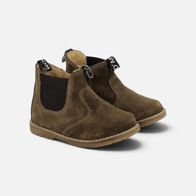 pom-d-api-bob-zip-boots-chelsea-gar-on-vert-velours-mousse image 1