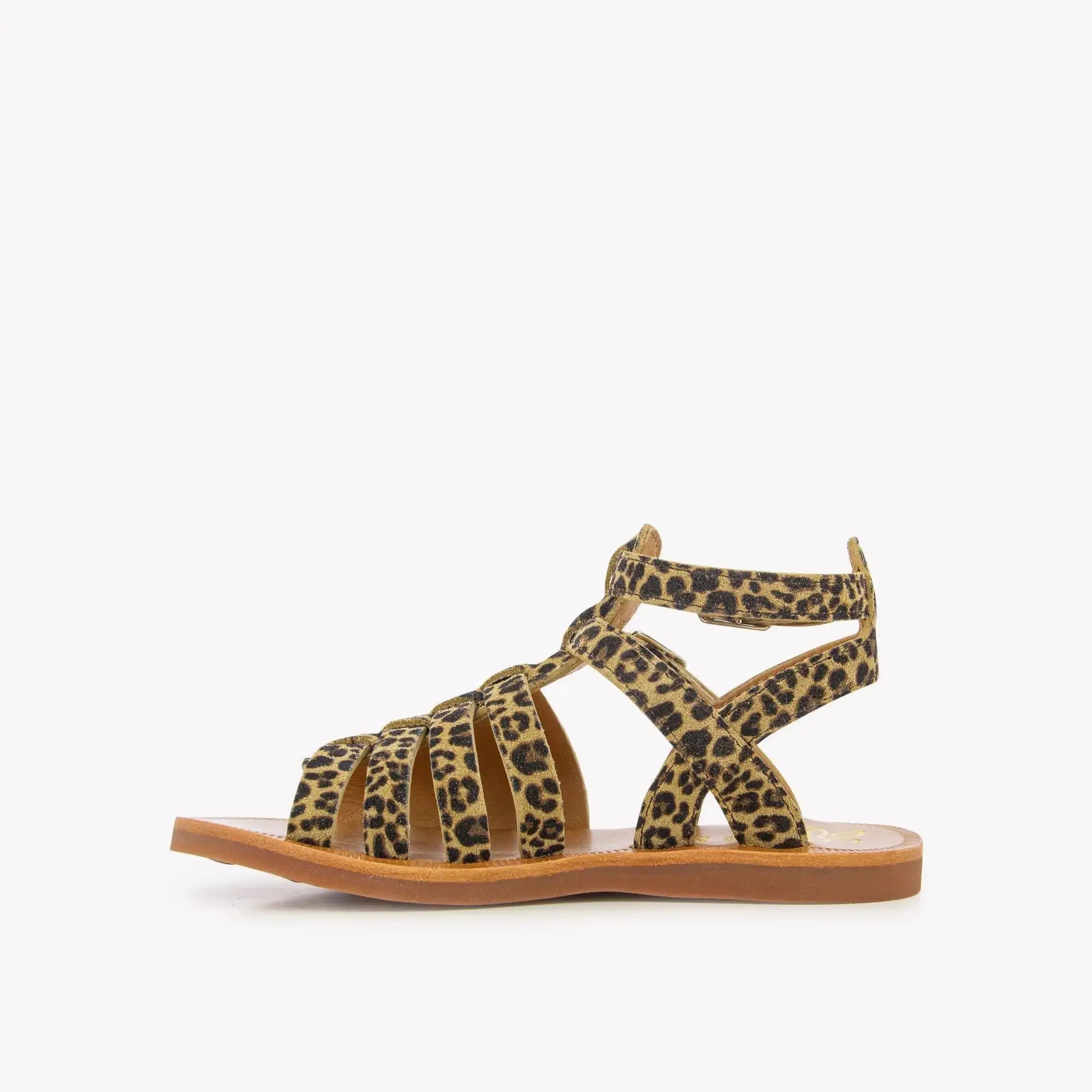 pom-d-api-plagette-gladiator-sandale-enfant-mini-leo-sahara image 3