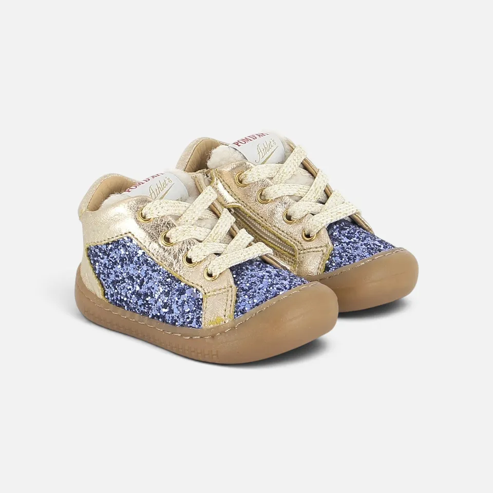 pom-d-api-yaka-star-chaussure-premiers-pas-fille-barefoot-dor image 1