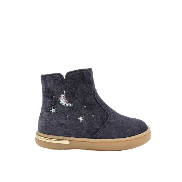 babybotte-adhara-bottine-premiers-pas-fille-zip-bleu-velours image 1